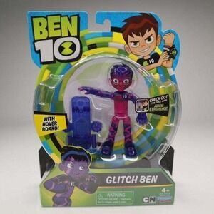 Playmates Cartoon Network Glitch‎ Ben 10 Action Figure